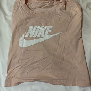 Nike Blush Tee with White Logo